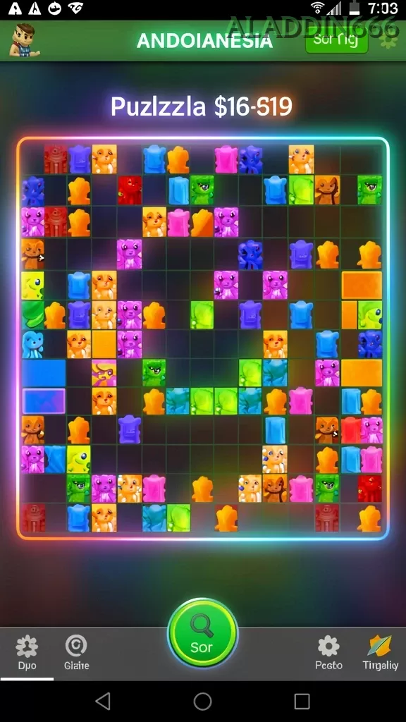 Cuplikan layar OKJKT — menu navigasi